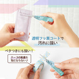 Plus Portable Pasty Pouch-Sized Scissors - Light Green - - Scissors & Cutters - Bunbougu