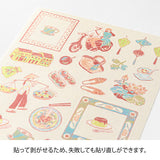 Midori Seal Collection Planner Stickers - Country - Vietnam - - Sticky Notes - Bunbougu