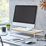 Lihit Lab MDF Desk Stand for Laptop/Desktop - Natural - 59 cm -  - Stationery Organisers & Storage - Bunbougu