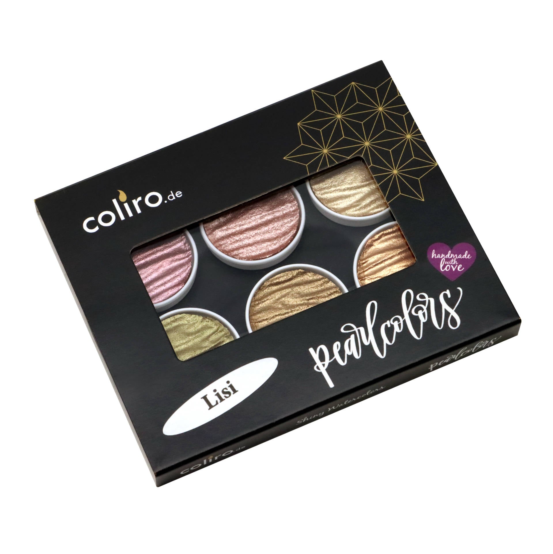 Finetec Coliro Watercolor - Lisi - 6 Colour Set