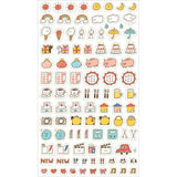 Furukawashiko Daily Planner Sticker Sheet - Transparent - Appointments -  - Planner Stickers - Bunbougu