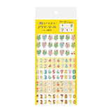 Furukawashiko Daily Planner Sticker Sheet - Transparent - Numbers