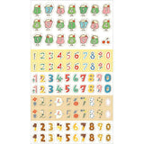 Furukawashiko Daily Planner Sticker Sheet - Transparent - Numbers -  - Planner Stickers - Bunbougu