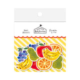 Furukawashiko Washi Flake Sticker Pack - Fruits - 20 Pieces