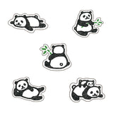 Furukawashiko Washi Flake Sticker Pack - Panda - 20 Pieces -  - Planner Stickers - Bunbougu