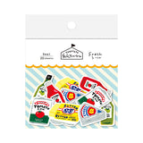 Furukawashiko Washi Flake Sticker Pack - Seasoning - 20 Pieces