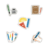 Furukawashiko Washi Flake Sticker Pack - Stationery - 20 Pieces -  - Planner Stickers - Bunbougu