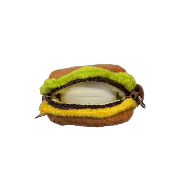 Gladee Mini Pouch Case for AirPods, Coins & Accessories - Hamburger - - AirPods Case - Bunbougu