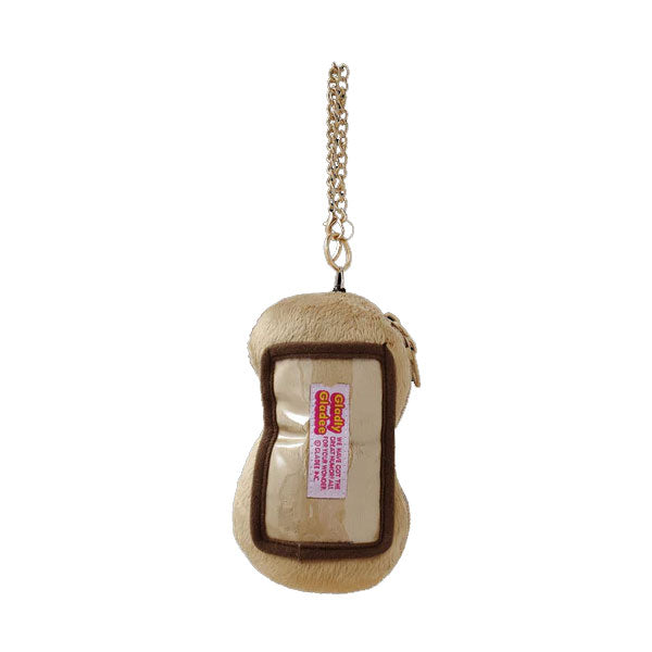 Gladee Pass Card Holder for Cards, Coins & Small Essentials - Peanuts