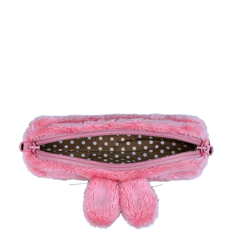 Gladee Pencil Case - Whiskers Pink Rabbit - - Pencil Case & Pouch - Bunbougu