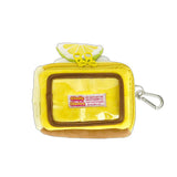 Gladee Pass Card Holder for Cards, Coins & Small Essentials - Lemon Shortcake