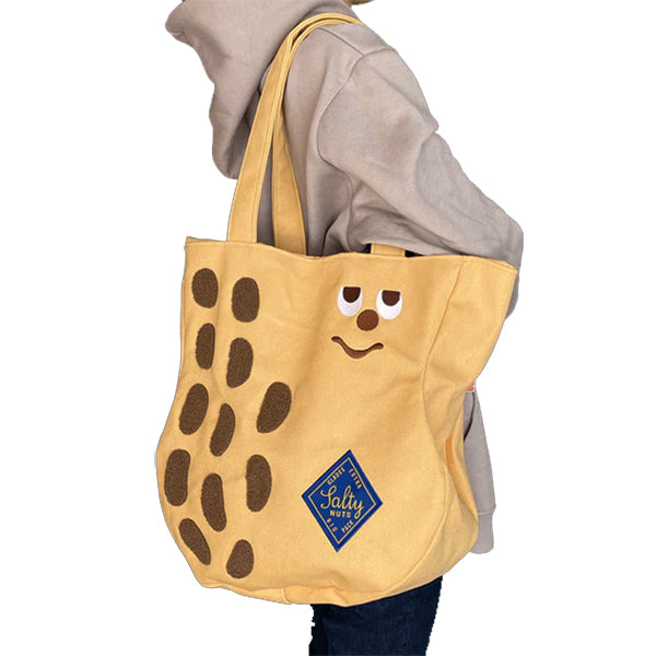 Gladee Canvas Tote Bag - Peanuts - Large Size