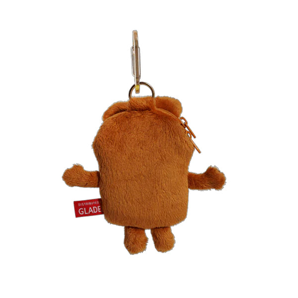 Gladee Mini Pouch Case for AirPods, Coins & Accessories - Bear