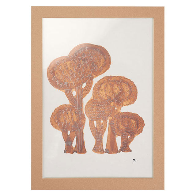 King Jim Hacobuchi Paper Photo Frame (Include Paper Storage Drawer) - Beige - A4 -  - Stationery Organisers & Storage - Bunbougu