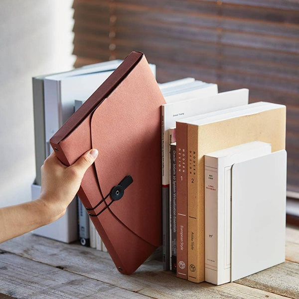 King Jim Lots Fully Openable Storage Case - A4 - Light Grey – Bunbougu