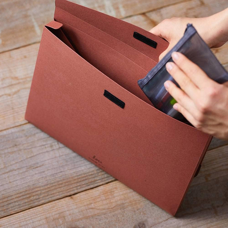 King Jim Lots Fully Openable Storage Case - A4 - Light Grey – Bunbougu