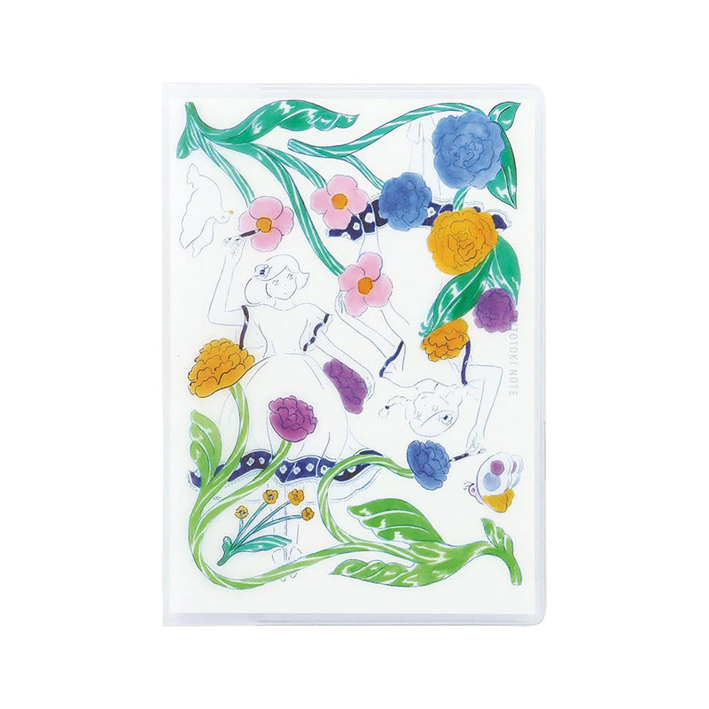 King Jim Hitotoki Note Notebook - Passport Size - My Garden