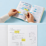 Kokuyo Campus Memo Roll Label Sticky Note - Blue - - Sticky Notes - Bunbougu