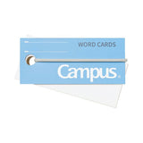 Kokuyo Campus Word Flashcards with Band - Blue - 85 Pieces