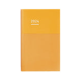 Kokuyo Jibun Techo Days Mini 2024 Diary - Yellow - B6 Slim -  - Diaries & Planners - Bunbougu