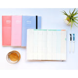 Kokuyo Jibun Techo Mini 2026 First Kit (DIARY+ LIFE+ IDEA) - Red - B6 Slim - - Diaries & Planners - Bunbougu