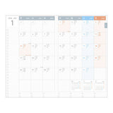 Kokuyo Jibun Techo Mini 2026 First Kit (DIARY+ LIFE+ IDEA) - Red - B6 Slim - - Diaries & Planners - Bunbougu