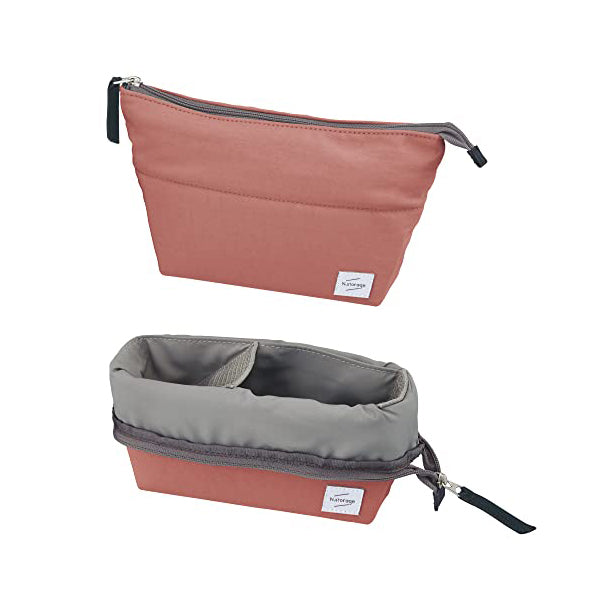 Kokuyo N Storage Pen Case - Terracotta Pink -  - Pencil Cases & Bags - Bunbougu