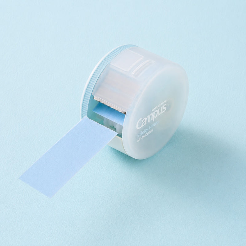 Kokuyo Campus Memo Roll Label Sticky Note - Blue - - Sticky Notes - Bunbougu