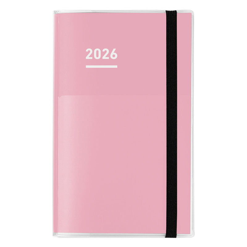 Kokuyo Jibun Techo 2026 First Kit (DIARY+ LIFE+ IDEA) - Pink - A5 Slim - - Diaries & Planners - Bunbougu