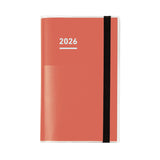 Kokuyo Jibun Techo Mini 2026 First Kit (DIARY+ LIFE+ IDEA) - Red - B6 Slim - - Diaries & Planners - Bunbougu