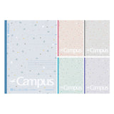 Kokuyo x Tombow Campus Notebook - Terrazzo Limited Edition - Semi B5 - Dotted 6 mm Rule - Pack of 5