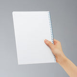 Kokuyo x Tombow Soft Ring Notebook - Terrazzo Limited Edition - Dotted 6 mm Rule - Grey - Semi B5 -  - Notebooks - Bunbougu
