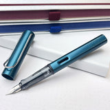 Lamy AL-Star Aluminium Fountain Pen - Limited Edition - Petrol - Fine Nib -  - Fountain Pens - Bunbougu