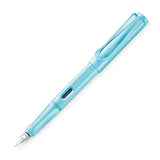 Lamy Safari Fountain Pen - Deelite Special Edition - Aqua Sky - Fine Nib - Fountain Pens - Bunbougu