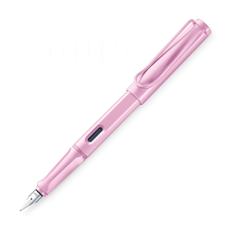 Lamy Safari Fountain Pen - Deelite Special Edition - Light Rose - Fine Nib - Fountain Pens - Bunbougu