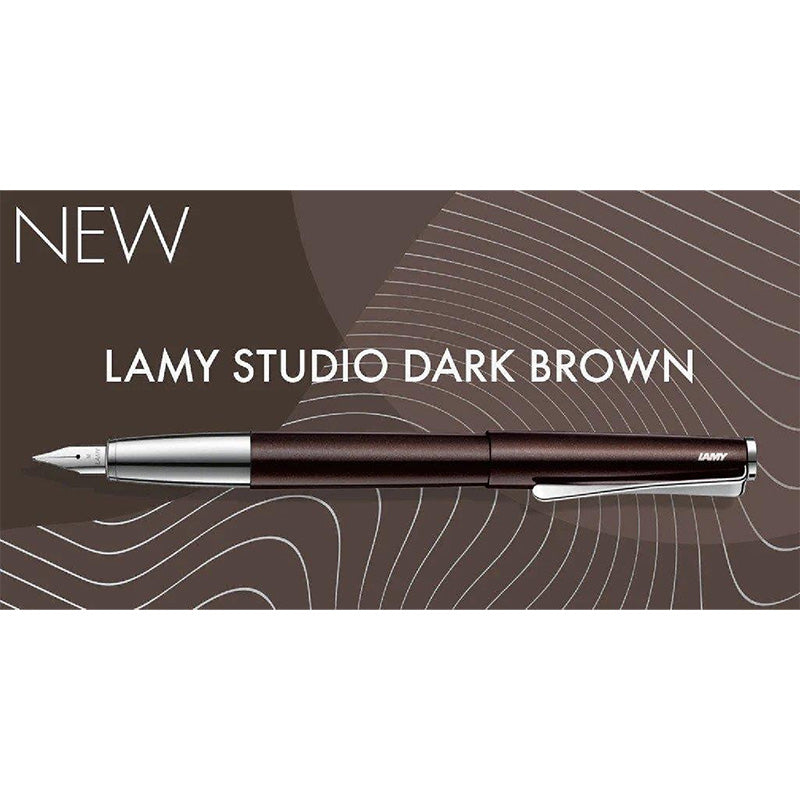 Lamy Studio Fountain Pen - Special Edition - Dark Brown -  - Fountain Pens - Bunbougu