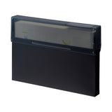 Lihit Lab Noir x Noir All Black Storage Series - Congress Case - A4 -  - Binders & Folders - Bunbougu