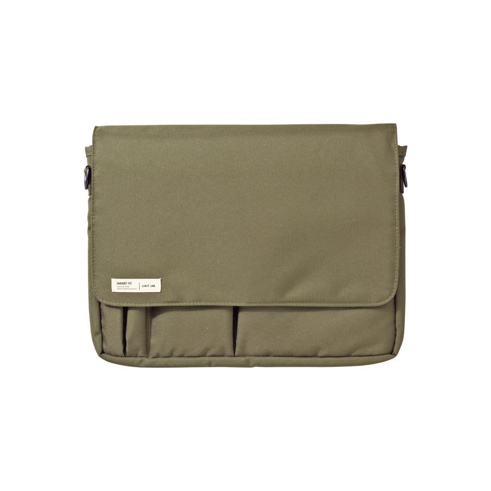 Lihit Lab Smart Fit Carrying Pouch - Olive - B5 – Bunbougu