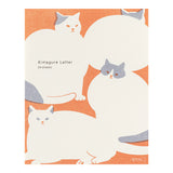 Midori Kimagura Letter Paper Pad - 24 Sheets - Cat - - Envelopes & Letter Pads - Bunbougu