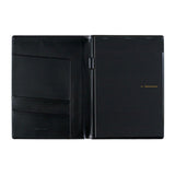 Maruman Mnemosyne HN187 Notepad & PU Leather Cover - 5 mm Grid - A4 -  - Notebooks - Bunbougu
