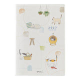 Midori 2027 Pocket Diary - Cats - B6