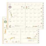 Midori 2027 Pocket Diary - Cats - B6