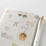 Midori 2027 Pocket Diary - Cats - B6 Slim