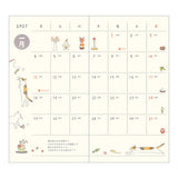 Midori 2027 Pocket Diary - Cats - B6 Slim
