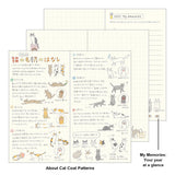 Midori 2027 Pocket Diary - Cats - B6 Slim