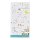 Midori 2027 Pocket Diary - Dogs - B6 Slim