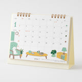 Midori 2027 Ring Calendar - Dogs