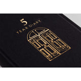 Midori 5 Years Diary - Door Design - Black -  - Diaries & Planners - Bunbougu