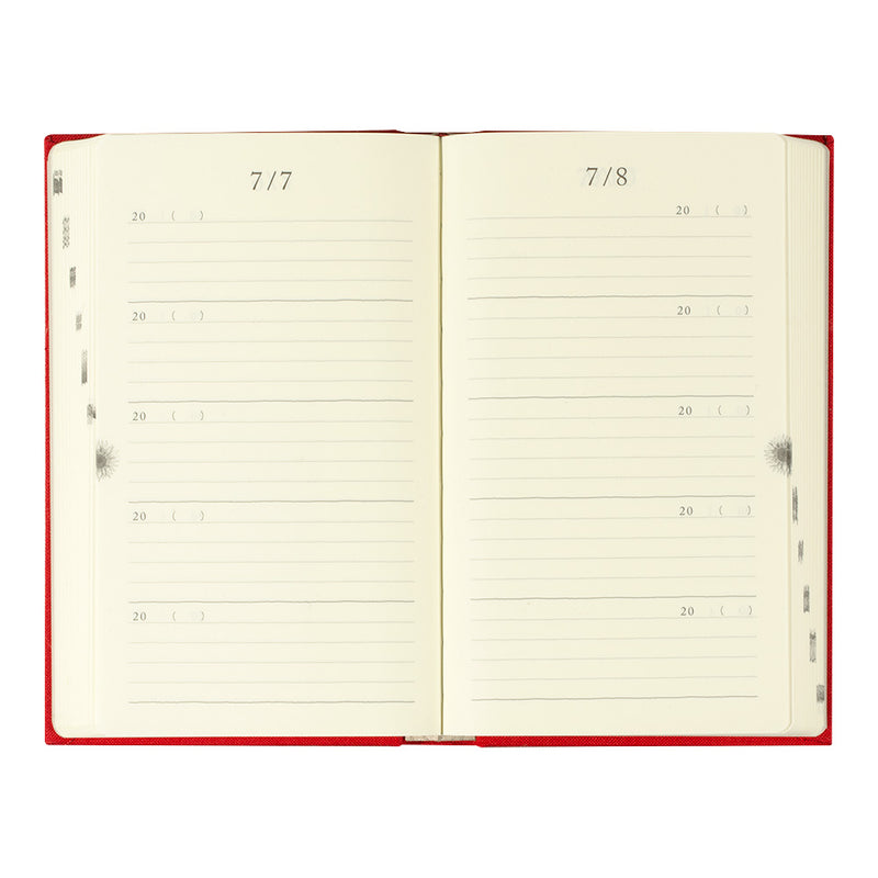 Midori 5 Years Diary - Door Design - Red -  - Diaries & Planners - Bunbougu