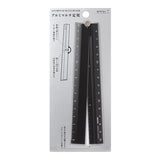 Midori Aluminum Multi Ruler - Black - 30 cm (New Package)